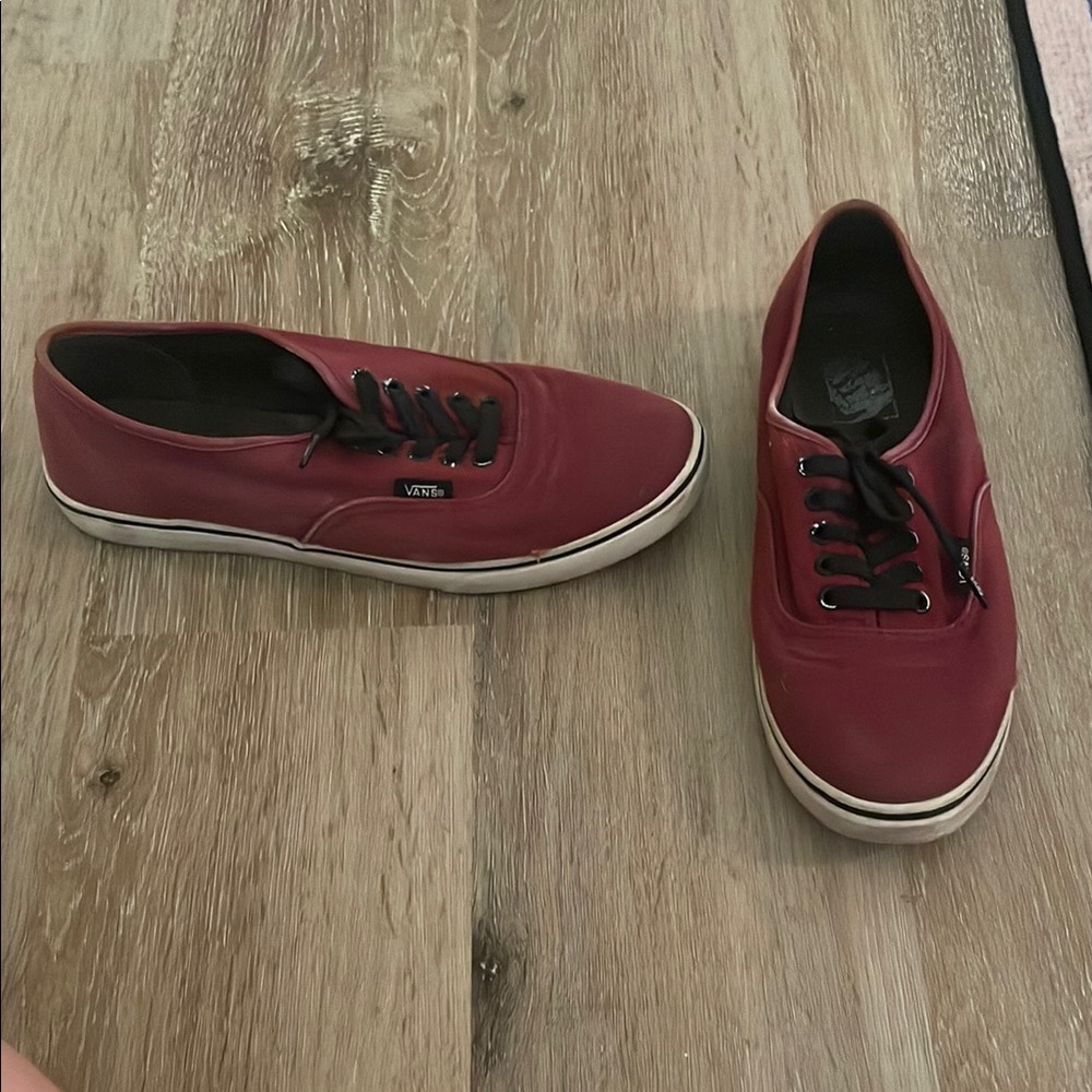 Vans Men's Burgundy Sneakers